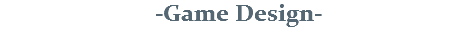 -Game Design-